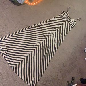 chevron maxi dress